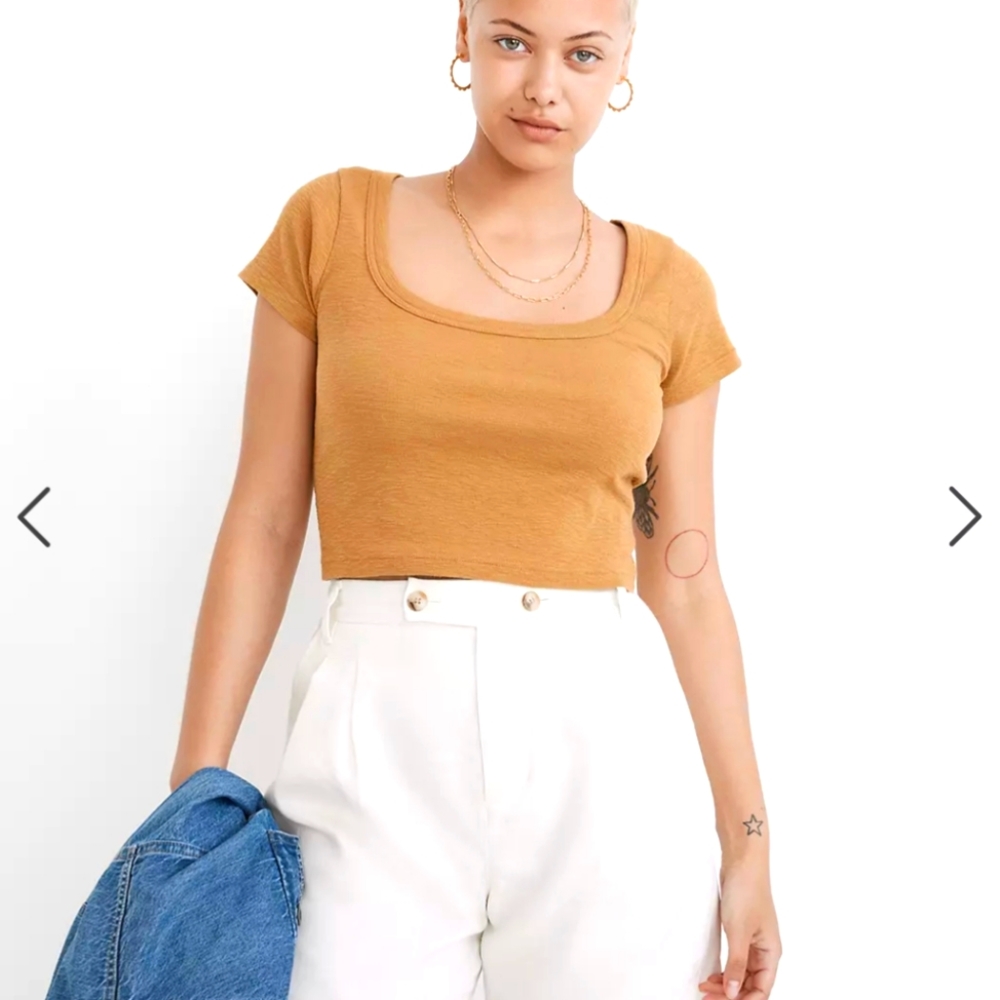 EUC Madewell Westville Crop Tee